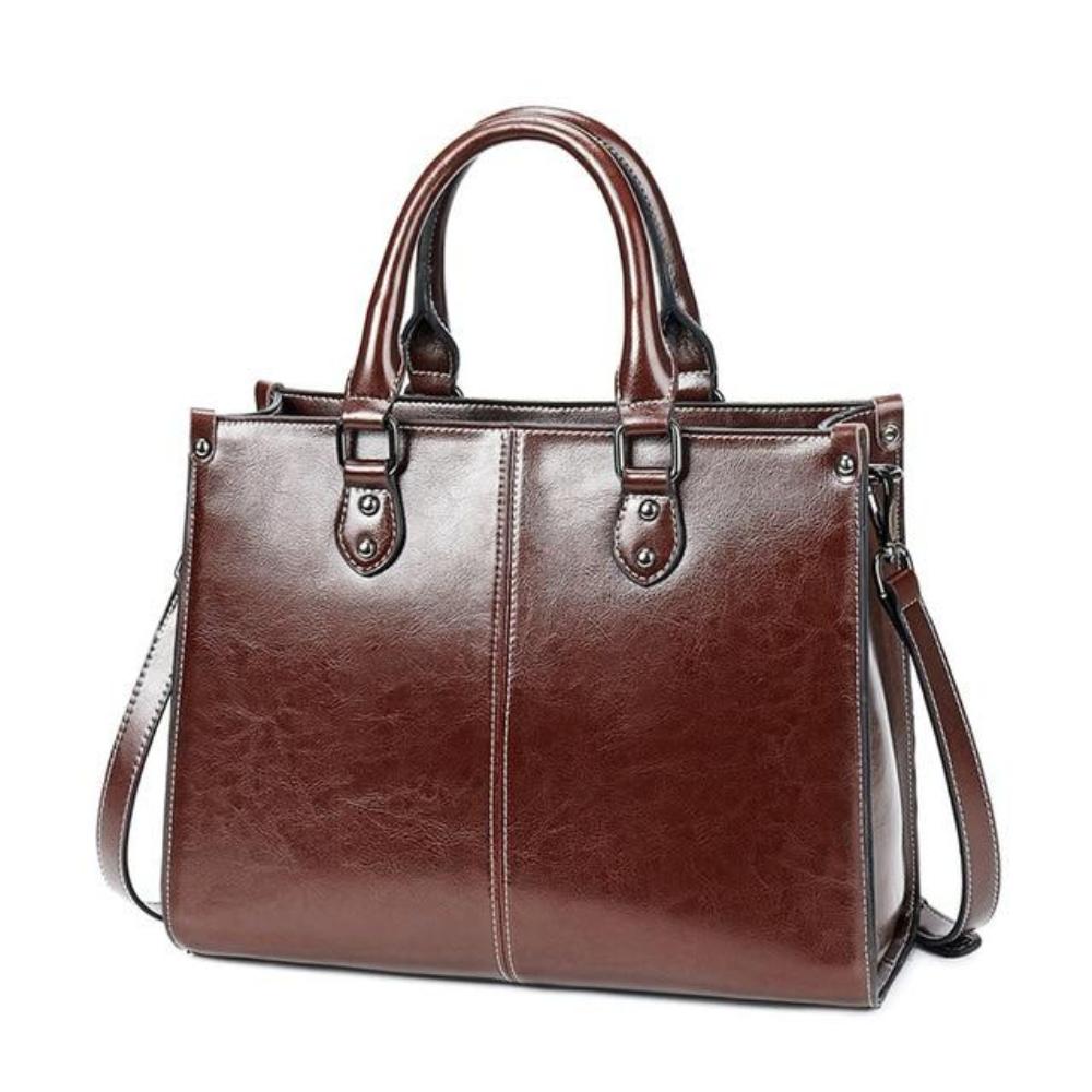 Brandy | Elegant Structured Tote Bag