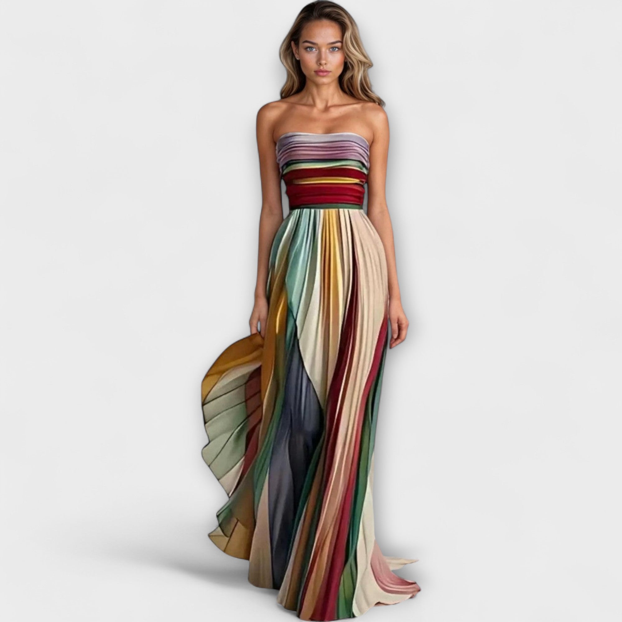 Brooke | Elegant Strapless Evening Gown
