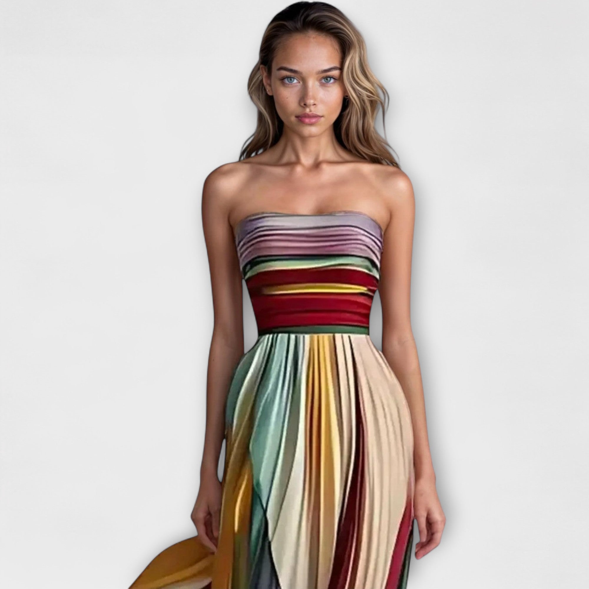 Brooke | Elegant Strapless Evening Gown