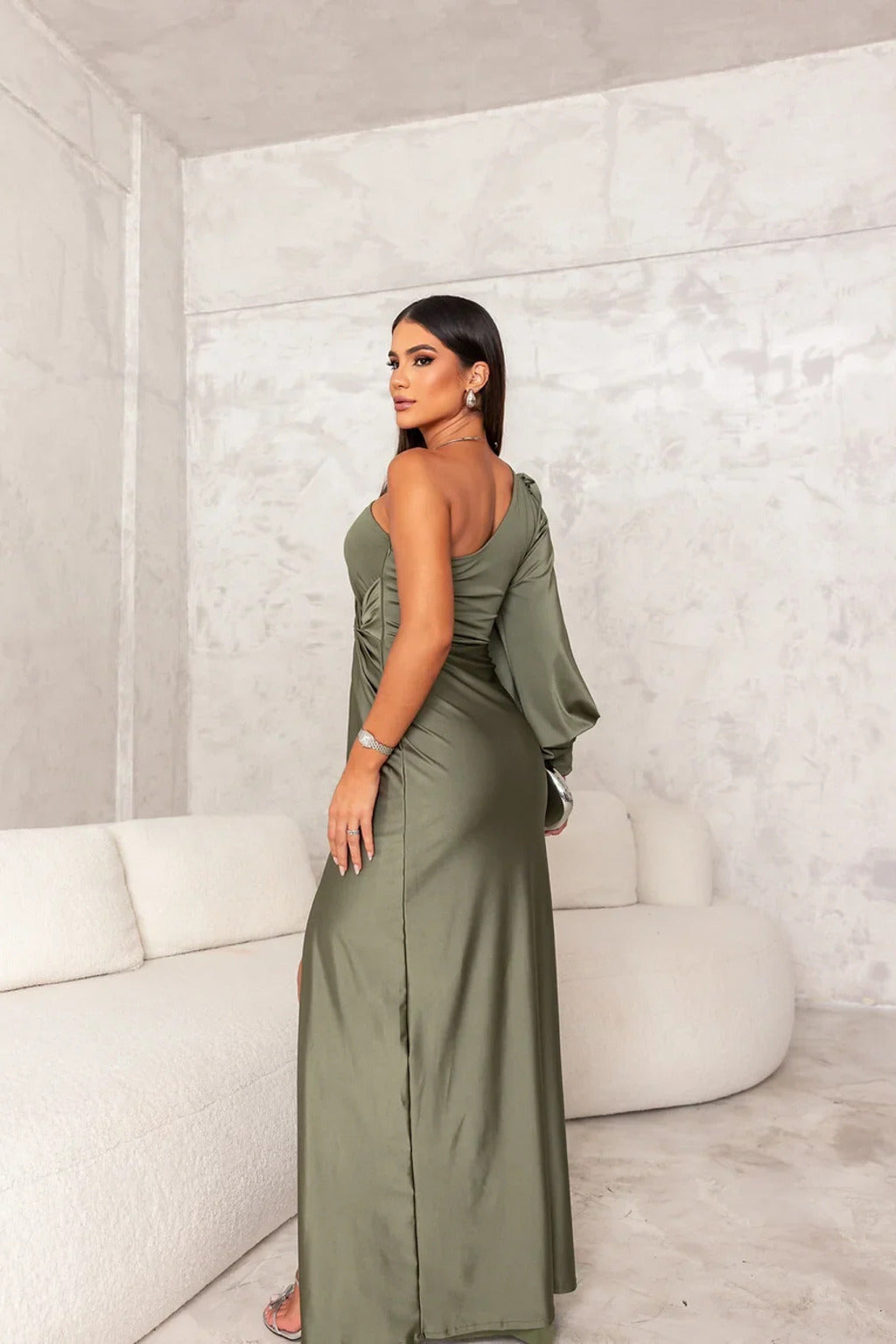 Bethany | Elegant Stylish One-Shoulder Dress