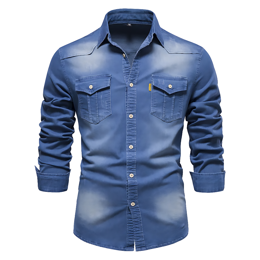 Liam | Classic Denim Shirt Men
