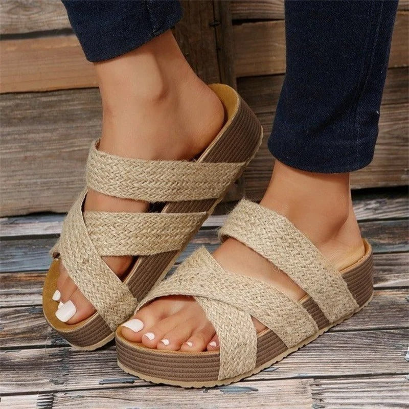 Isabelle | Bentari Braided Strap Sandals