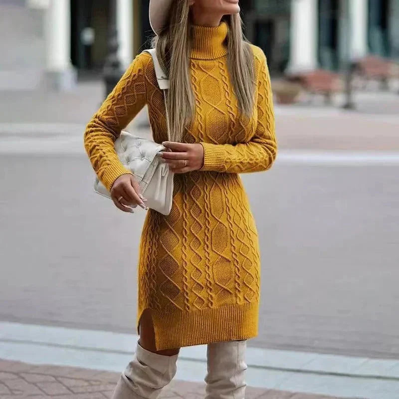 Amelia | Cozy Turtleneck Knit Dress