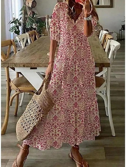 Angela | Breezy Bloom Patio Dress